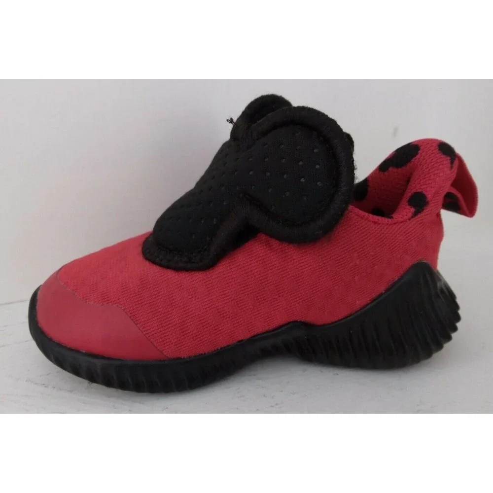 Infant Adidas Fortarun Disney Mickey Mouse Red Eco Ortholite Size 5k